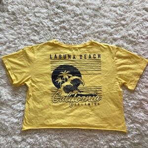 French Pastry Laguna Beach Crop T-shirt